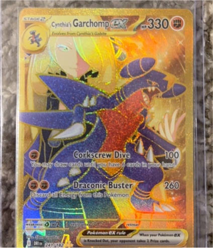 2023 Pokémon SV10: Destined Rivals #241 Cynthia's Garchomp EX — front