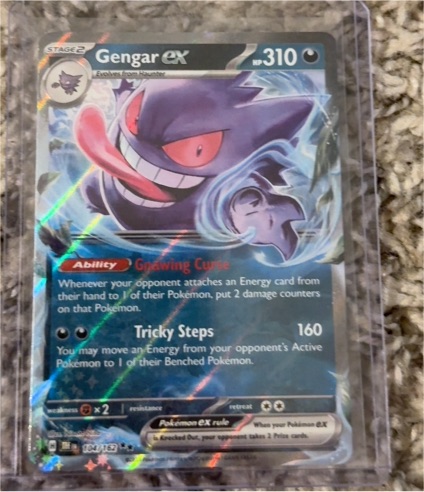 2024 Pokemon TCG Gengar EX #104 — front