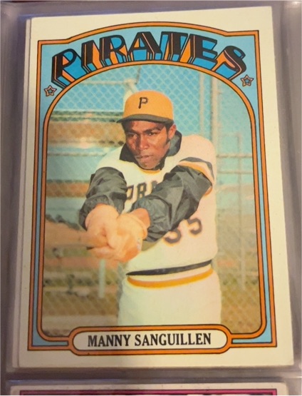 1972 Topps #60 Manny Sanguillen — front