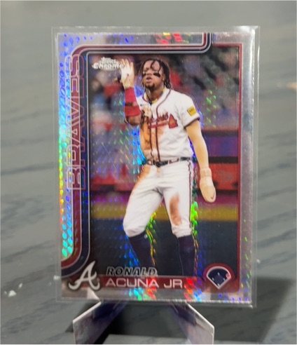 2025 Topps Chrome #257 Ronald Acuna Jr — front