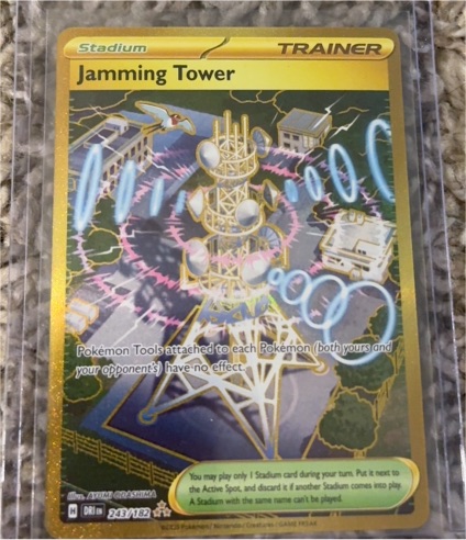 2023 Pokémon TCG Sv10: Destined Rivals #243 Jamming Tower — front