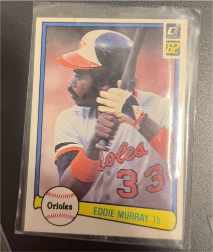 1982 Donruss #483 Eddie Murray — front
