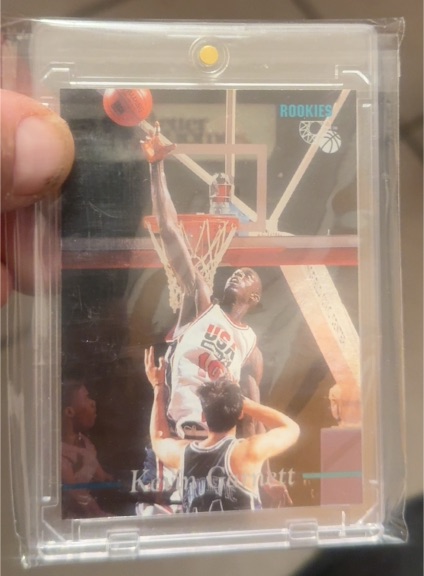 1995 Classic Rookies #5 Kevin Garnett — front