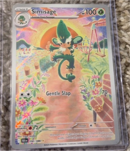 2025 Pokémon TCG SV Black Bolt #090 Simisage — front
