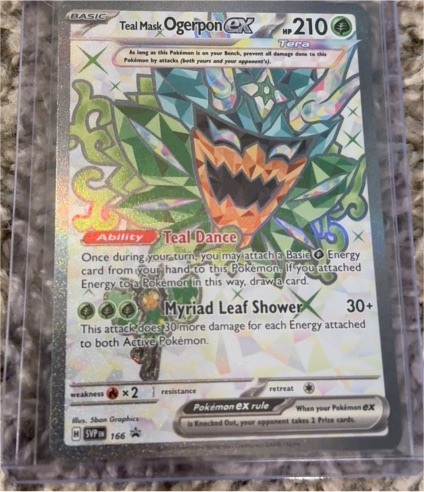 2023 Pokémon TCG #190 Teal Mask Ogerpon ex Twilight Masquerade — front