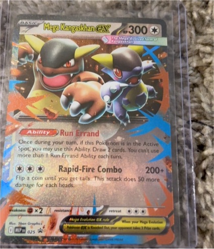 2005 Pokémon Mega Kangaskhan ex #025 Black Star Promo — front