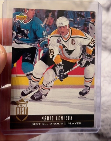1993-94 Upper Deck NHL's Best #HB7 Mario Lemieux — front