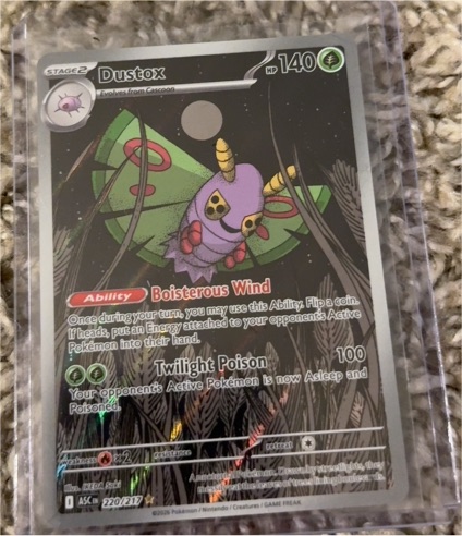 2026 Pokémon Ascended Heroes #220 Dustox Illustration Rare — front