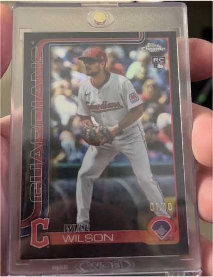 2025 Topps Chrome Update #USC187 Will Wilson — front