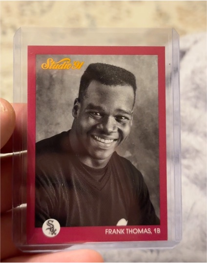 1991 Leaf Studio #40 Frank Thomas — front