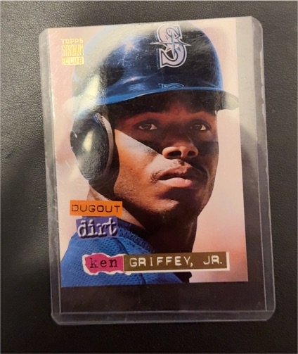 1994 Topps Stadium Club Dugout Dirt #7 Ken Griffey Jr. — front