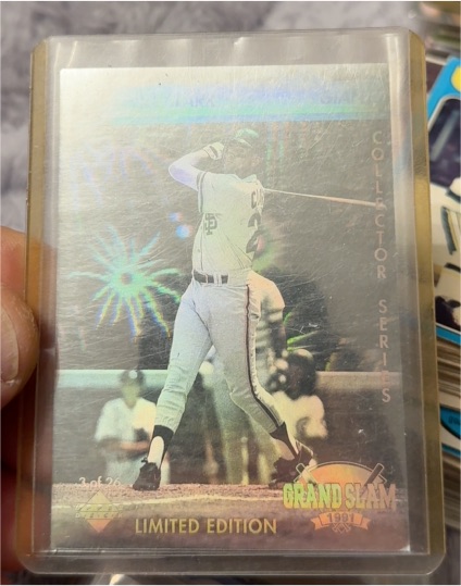 1992 Upper Deck Denny's Grand Slam #26 Joe Carter — front