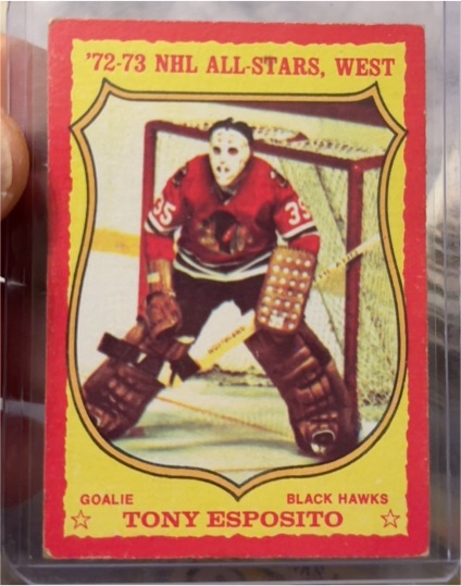 1973-74 Topps #90 Tony Esposito — front