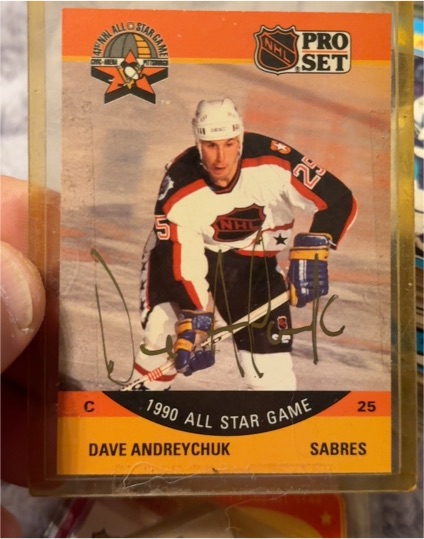 1990 Pro Set #363 Dave Andreychuk — front