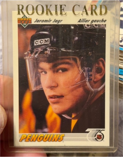 1991-92 Upper Deck #256 Jaromir Jagr — front