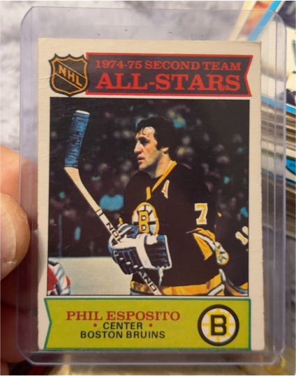 1974-75 Topps #292 Phil Esposito — front