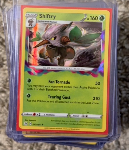 2022 Pokémon Lost Origin #013 Shiftry — front