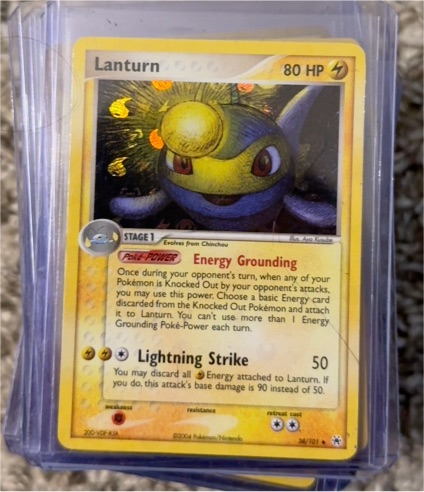 2004 Pokémon Hidden Legends #38 Lanturn — front