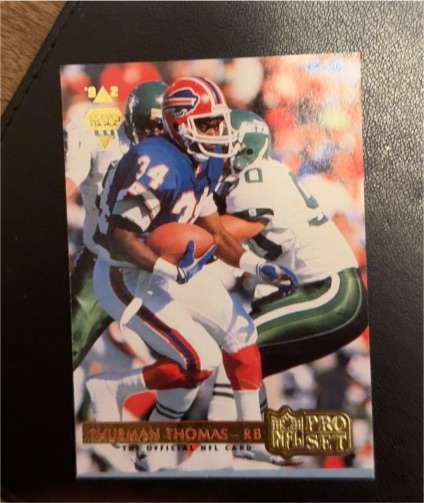 1992 Pro Set #MVP1 Thurman Thomas — front