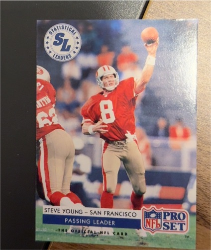 1992 Pro Set #5 Steve Young — front