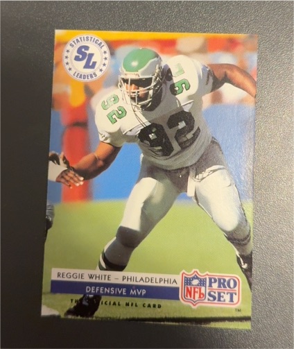 1992 Pro Set #18 Reggie White Philadelphia Eagles — front