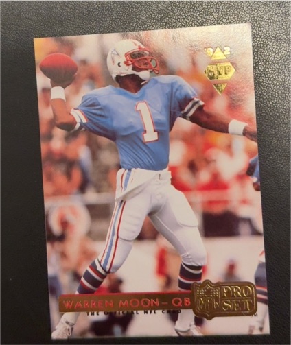 1992 Pro Set MVP #MVP5 Warren Moon — front