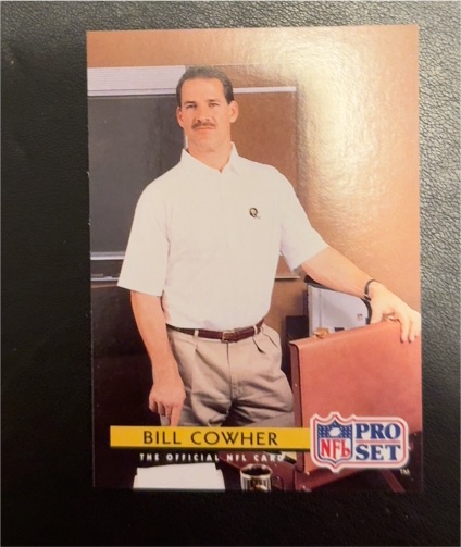 1992 Pro Set #306 Bill Cowher — front