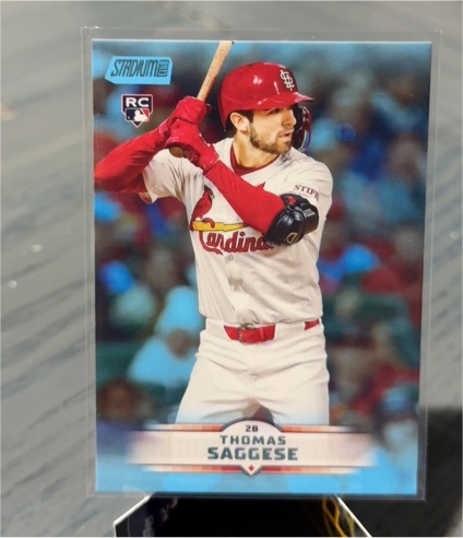 2025 Topps Stadium Club #157 Thomas Saggese — front