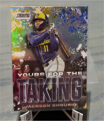 2025 Topps Stadium Club #YK-13 Jackson Chourio — front