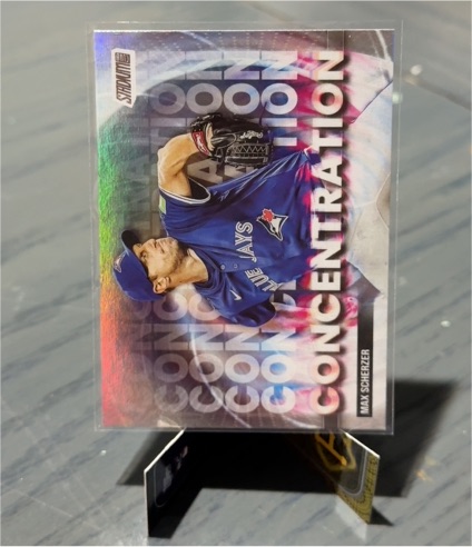 2025 Topps Stadium Club #C-19 Max Scherzer Concentration — front