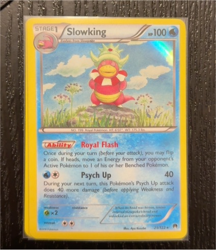 2016 Pokémon XY Breakpoint #21 Slowking — front