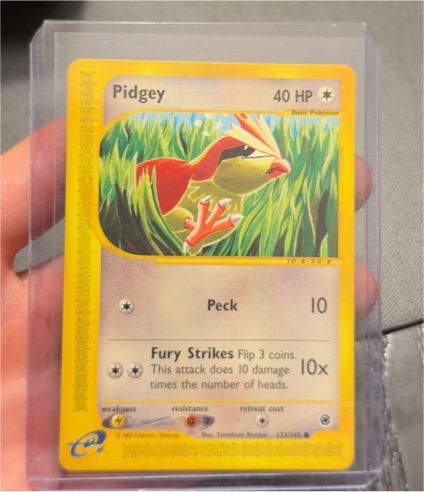 2002 Expedition #123 Pidgey — front