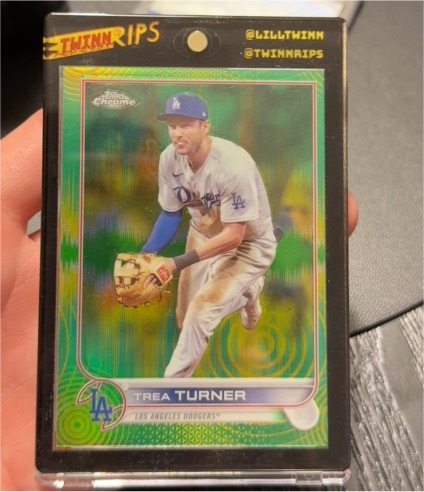 2022 Topps Chrome Sonic #190 Trea Turner — front