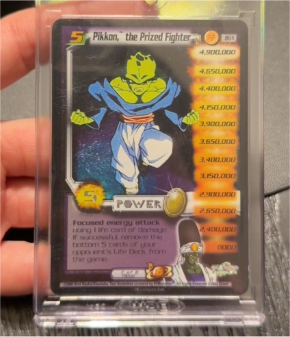 2002 Score Dragon Ball Z CCG #161 Pikkon, the Prized Fighter — front