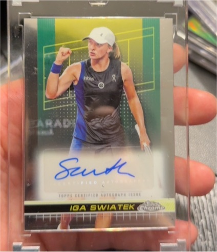 2024 Topps Chrome Tennis #10 Iga Swiatek — front