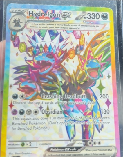 2024 Pokémon Surging Sparks #223 Hydreigon ex — front