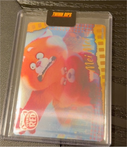 2023 Disney 100 Pixar 37th Anniversary Oscar Honors Card Turning Red MeiMei SR13 — front
