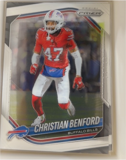 2025 Panini Prizm #262 Christian Benford — front