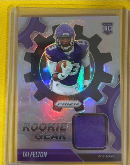 2025 Panini Prizm Rookie Gear #RGR-TAF Tai Felton — front