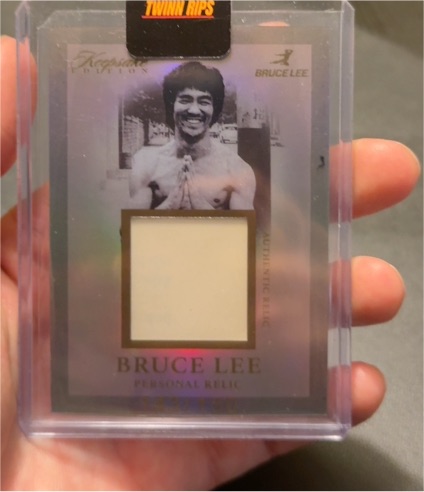 2024 Keepsake Bruce Lee Authentic Relic — front