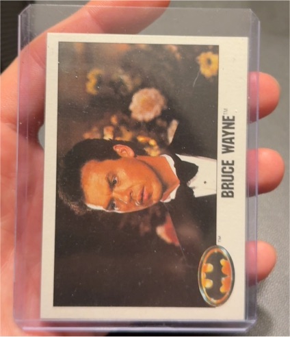 1989 Topps Batman Movie #3 Bruce Wayne — front
