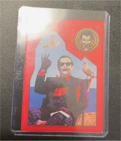 1989 Topps Batman The Movie Stickers #18 Joker On The Beach — front