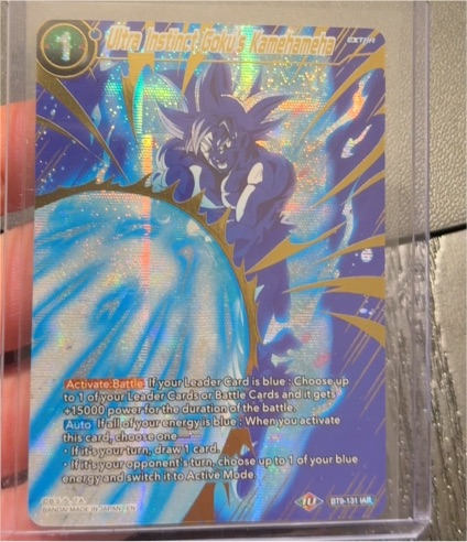 2020 Dragon Ball Super Card Game BT9-131 Ultra Instinct Goku's Kamehameha — front