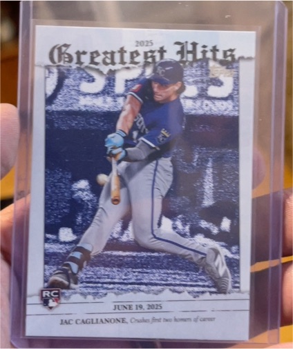 2025 Topps Greatest Hits #GH-25 Jac Caglianone — front
