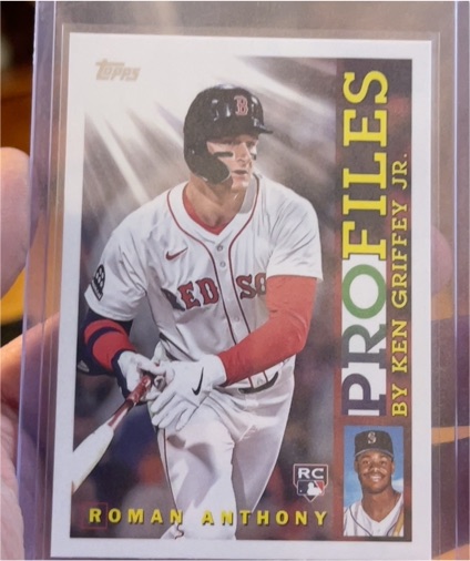 2026 Topps Series 1 #TP-23 Roman Anthony Profiles by Ken Griffey Jr — front