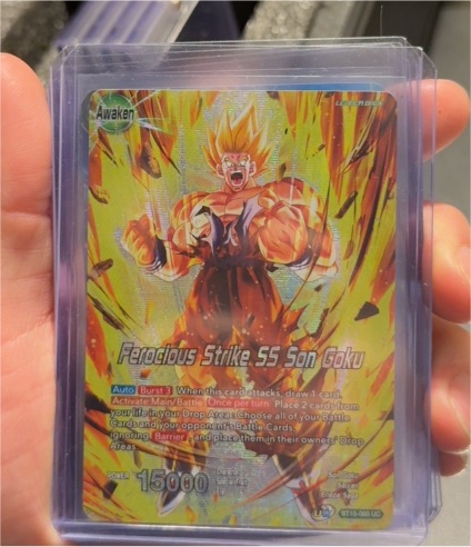 2021 Dragon Ball Super Card Game BT10-060 Ferocious Strike SS Son Goku — front
