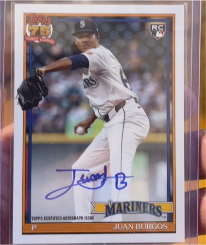 2026 Topps Series 1 #91A-JUA Juan Burgos — front
