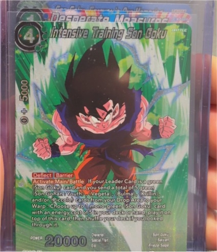 2022 Dragon Ball Super Card Game BT10-066 Intensive Training Son Goku — front