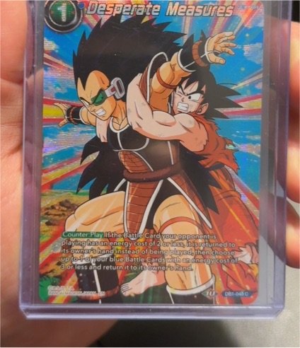 2022 Dragon Ball Super Card Game #DB1-040 Desperate Measures Goku and Raditz — front