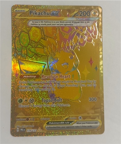 2017 Pokémon #179 Pikachu ex — front